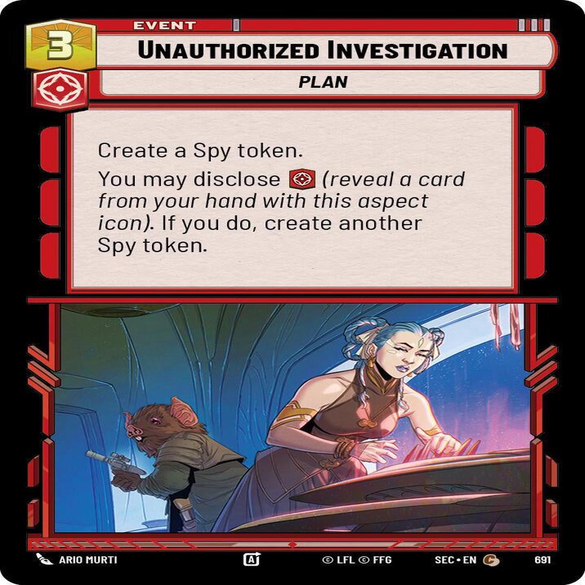 SWU - Unauthorized Investigation (691-F)