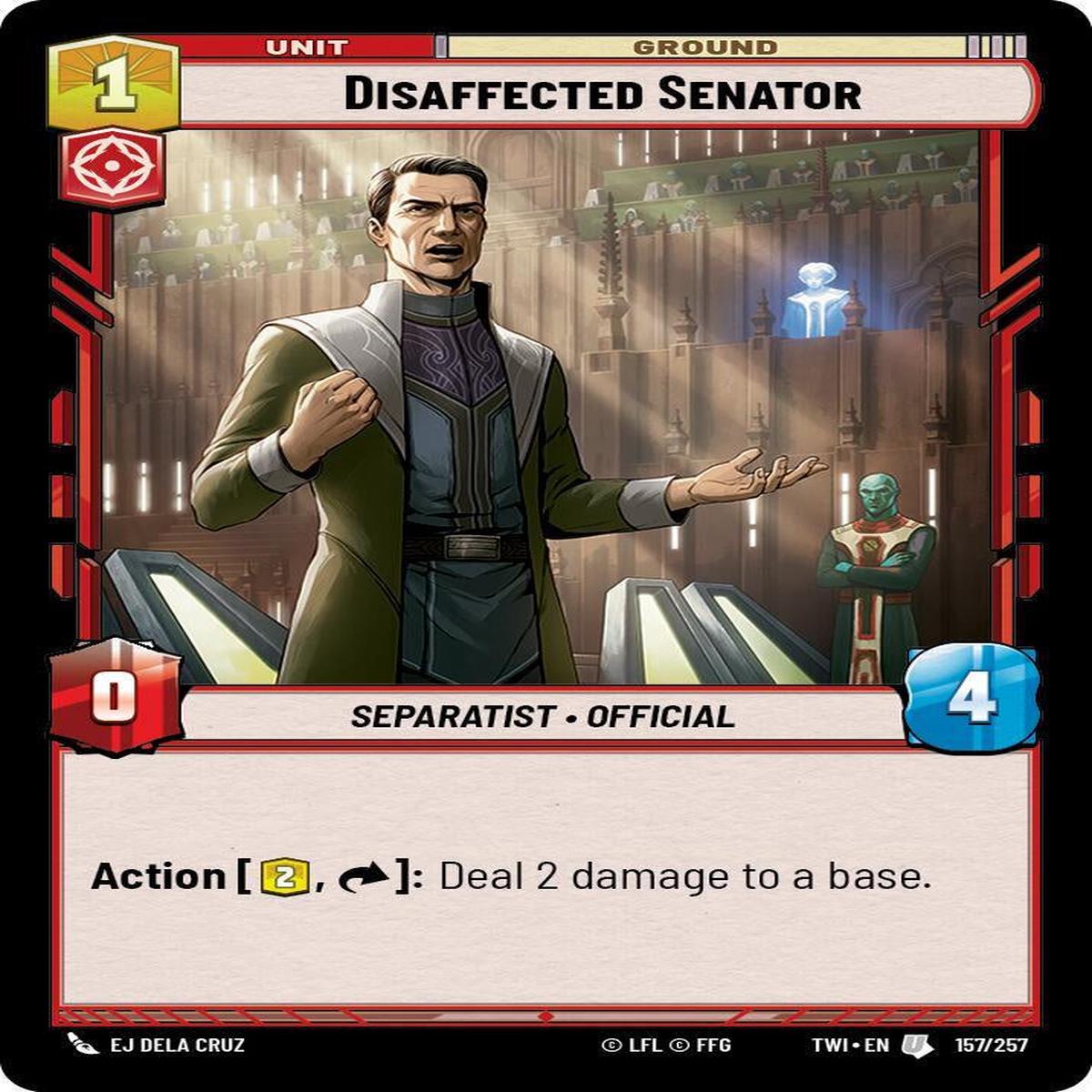 SWU - Disaffected Senator (157/257) (Foil)