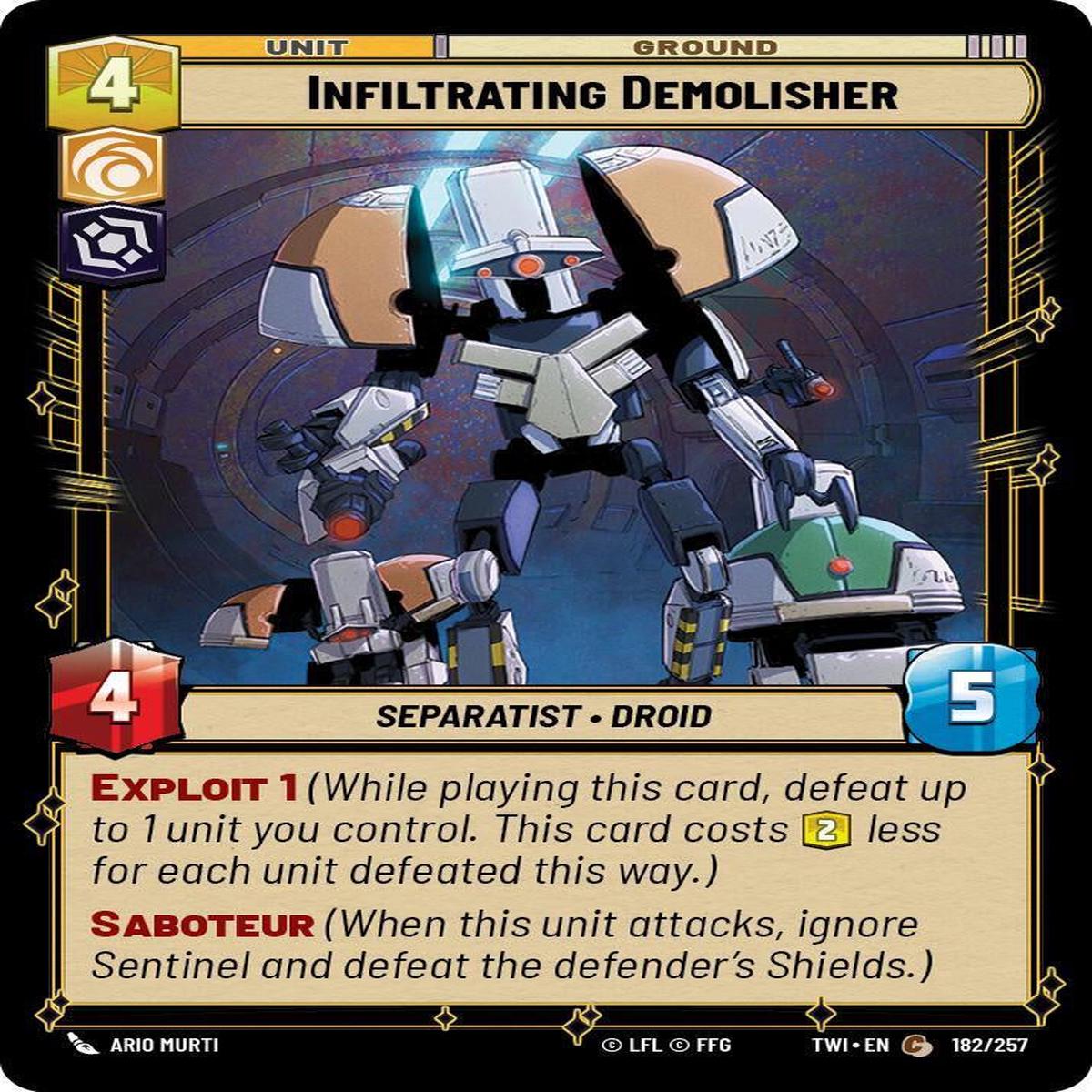 SWU - Infiltrating Demolisher (182/257) (Foil)