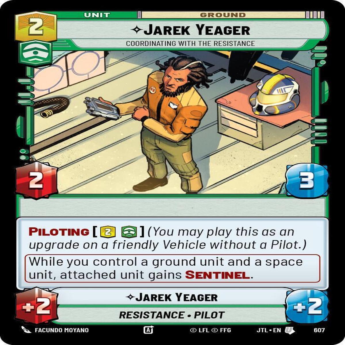 SWU - Jarek Yeager - Coordinating with the Resistance (607) (Foil)