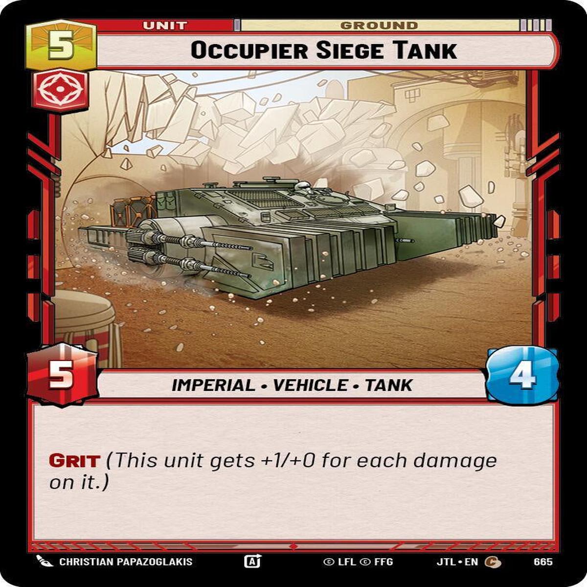 SWU - Occupier Siege Tank (665) (Foil)