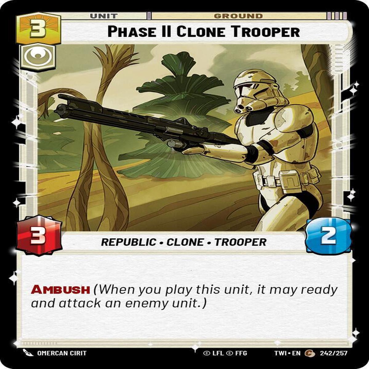 SWU - Phase II Clone Trooper (242/257)