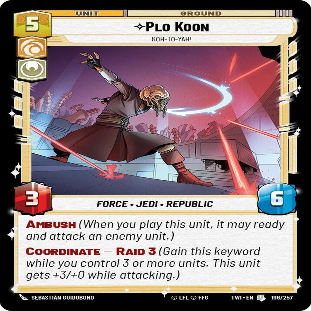 SWU - Plo Koon - Koh-to-yah! (196/257) (Foil)