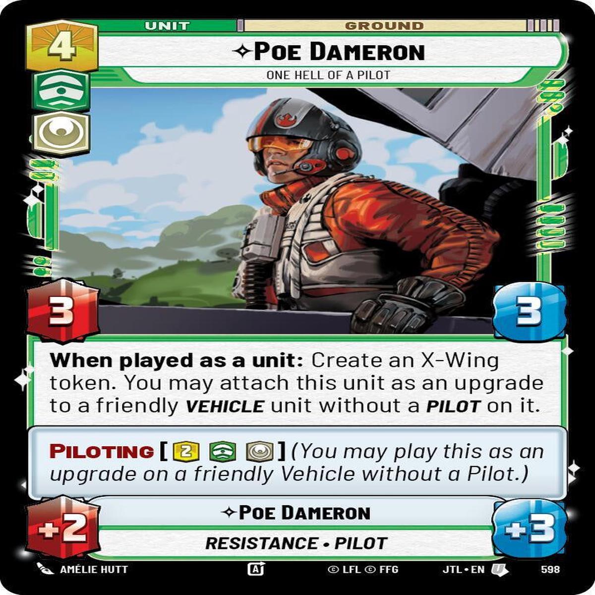SWU - Poe Dameron - One Hell of a Pilot (598) (Foil)