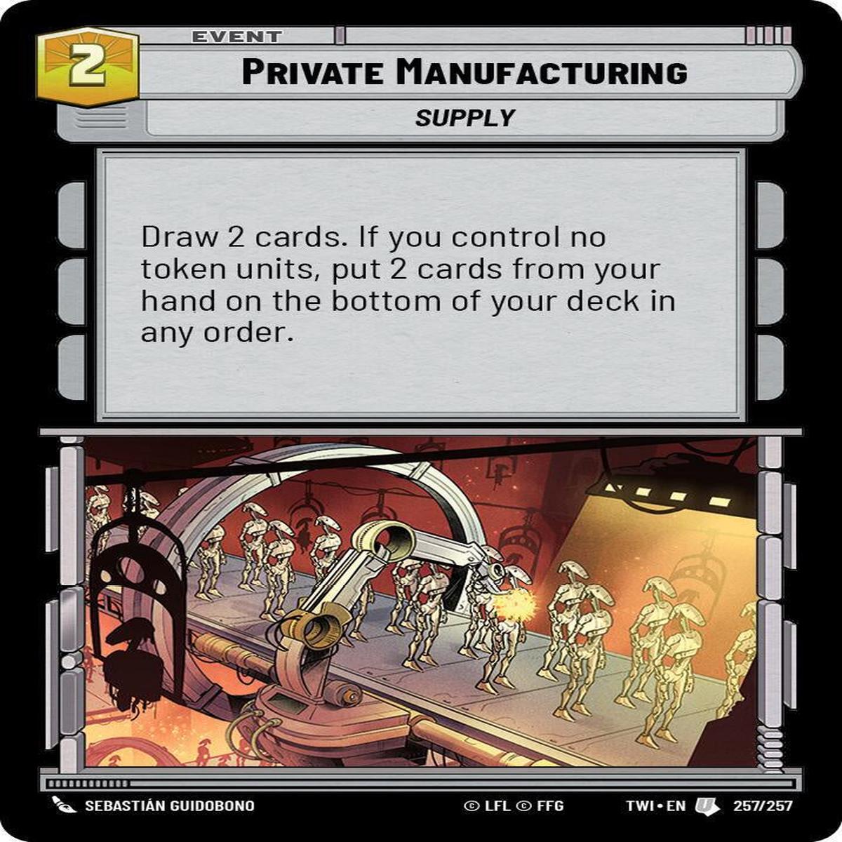 SWU - Private Manufacturing (257/257) (Foil)