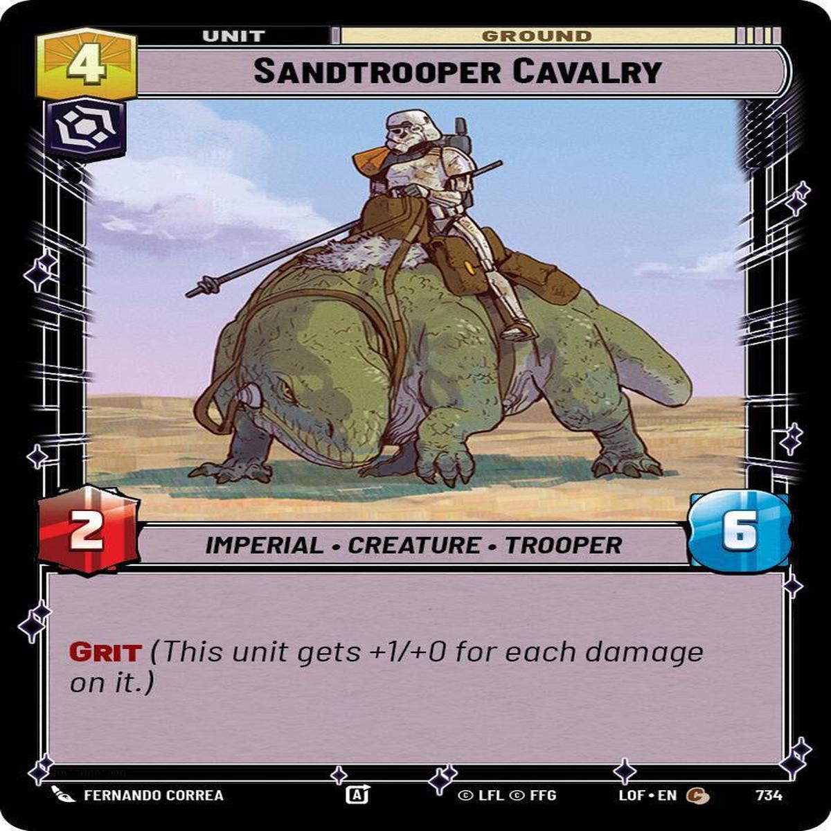 SWU - Sandtrooper Cavalry (734) (Foil)