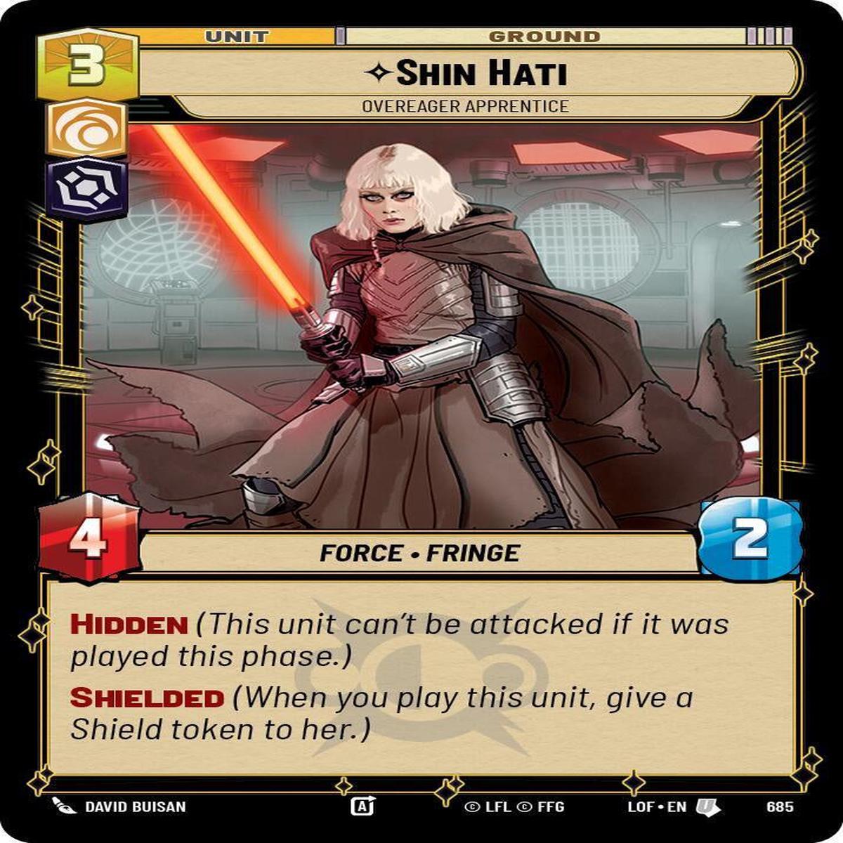 SWU - Shin Hati - Overeager Apprentice (685) (Foil)