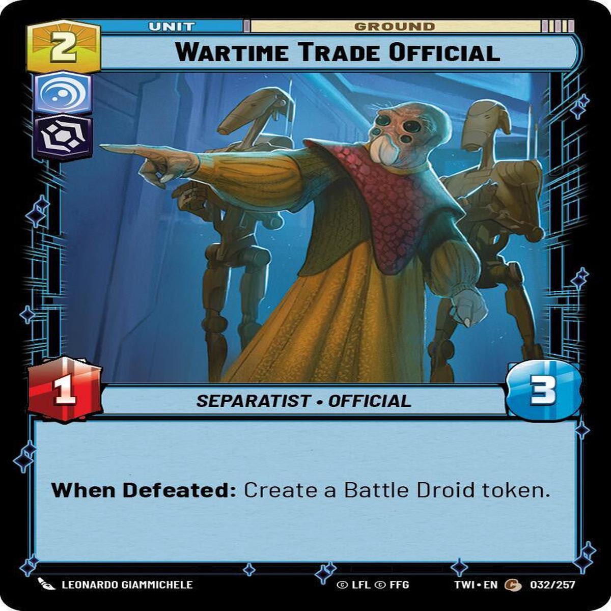 SWU - Wartime Trade Official (032/257)