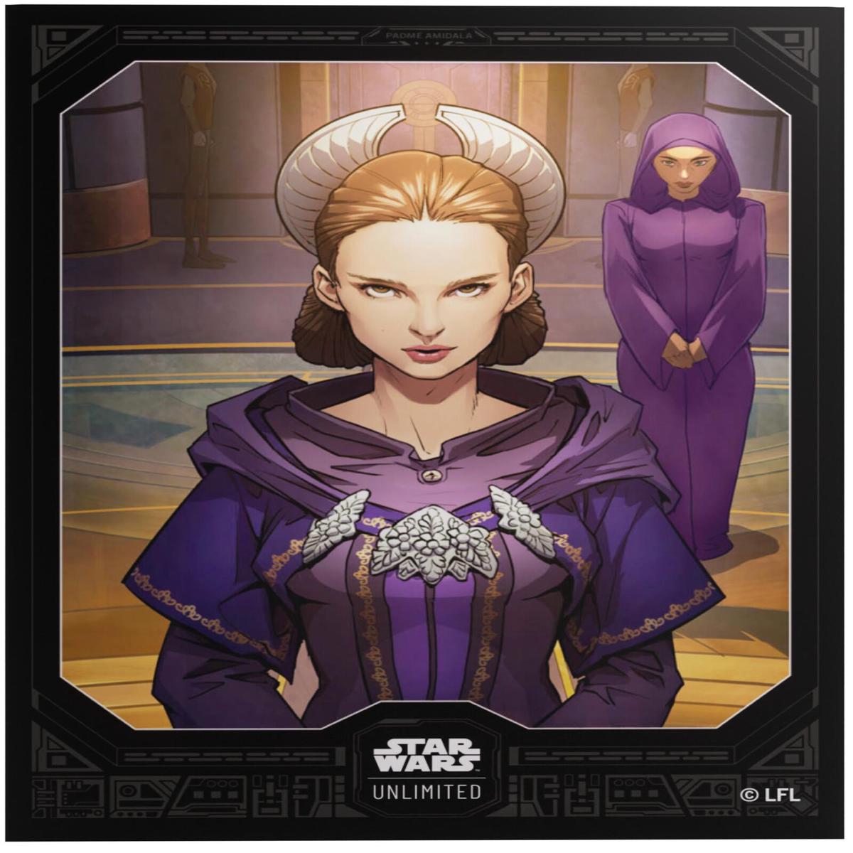 Gamegenic Star Wars Unlimited Premium Art Sleeve 62-Piece Set 66mm x 92mm - Padme Amidala