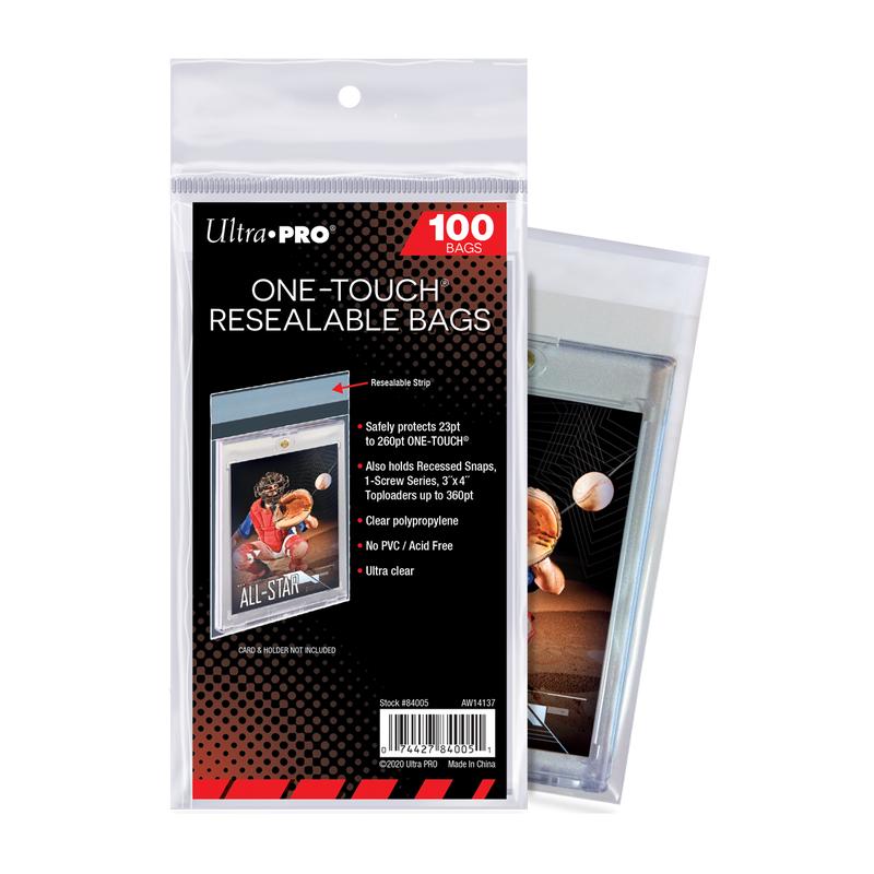 Ultra Pro UP84005 ONE-TOUCH Resealable Bags 100-Pieces