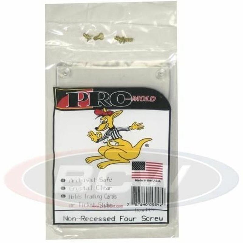 BCW - Pro Mold 4 Screw Non Recessed Screwdown Card Holder