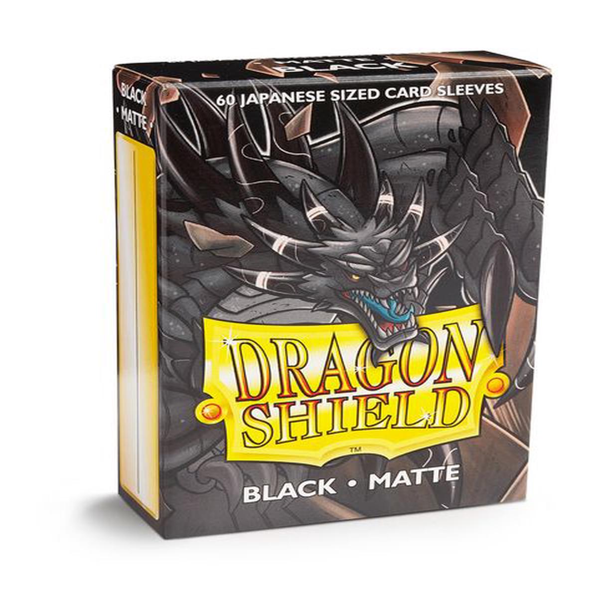 Dragon Shield: Japanese Size Sleeves - Matte - Black