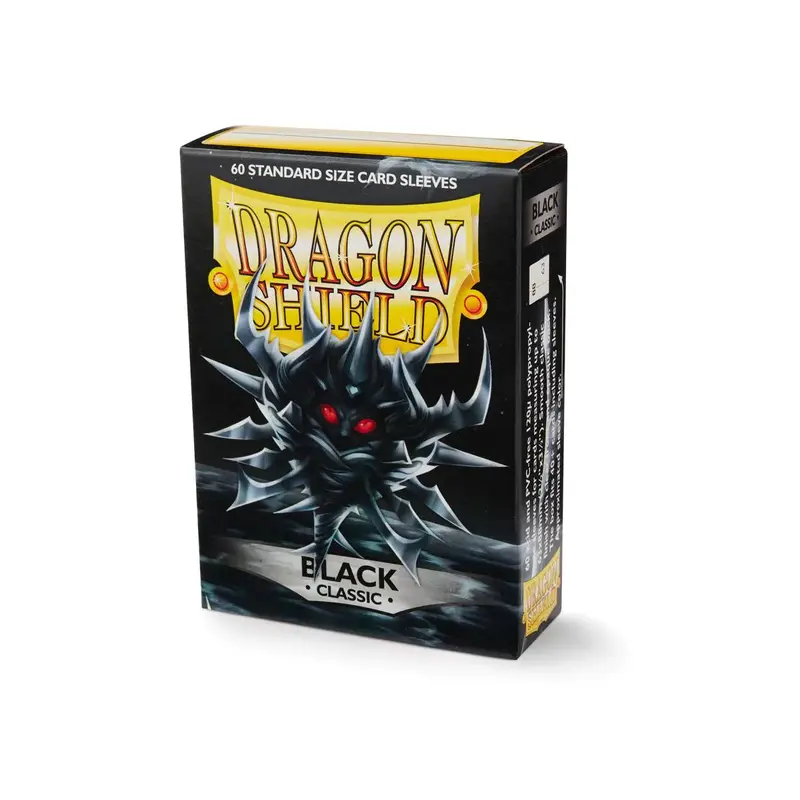Dragon Shield - Sleeves - Classic Black- Standard Size (60)