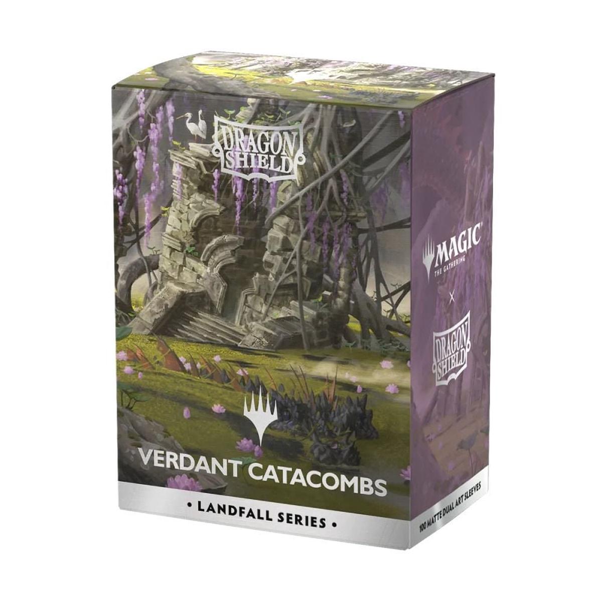 Dragon Shield: Sleeves  Matte Dual Art  MTG Landfall Series: Verdant Catacombs