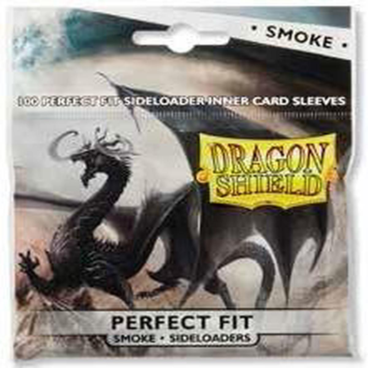Dragon Shield - Sleeves Perfect Fit Sideloader Pack Smoke Standard Size (100)