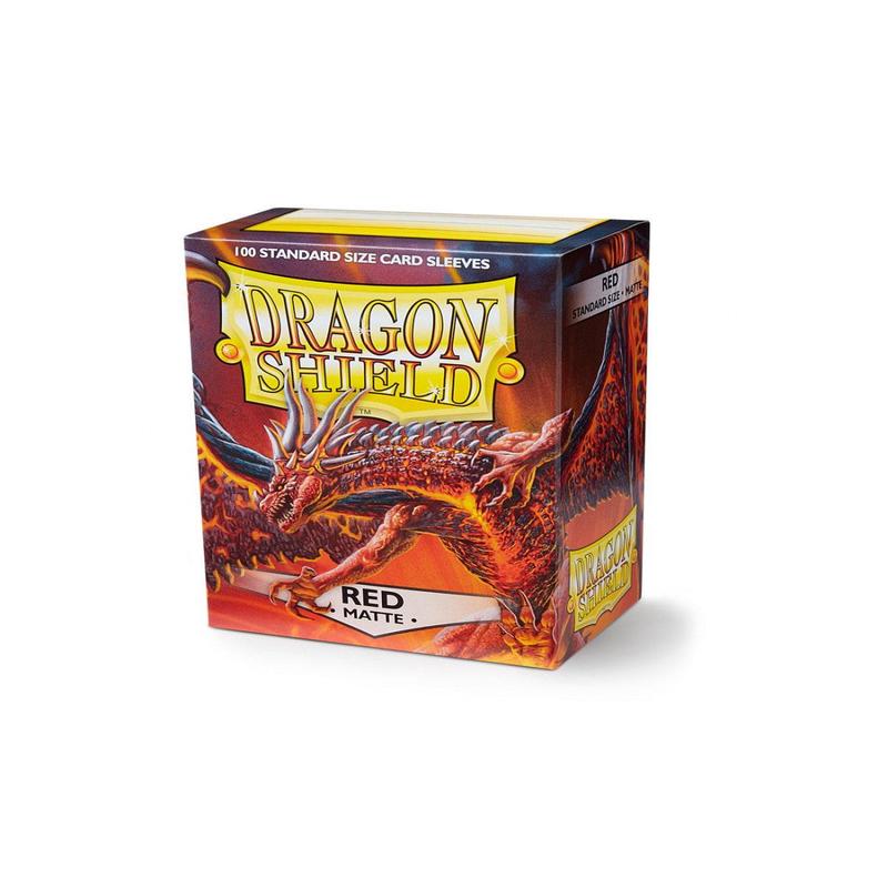 Dragon Shield - Standard Matte Sleeves (100) - Red