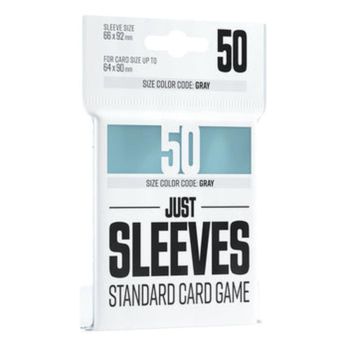Gamegenic Just Sleeves Standard Card Game - Clear