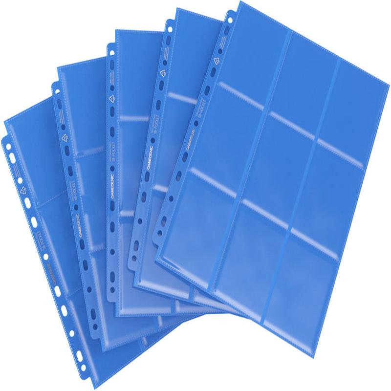 Gamegenic Sideloading 18 Pocket Pages Display Blue