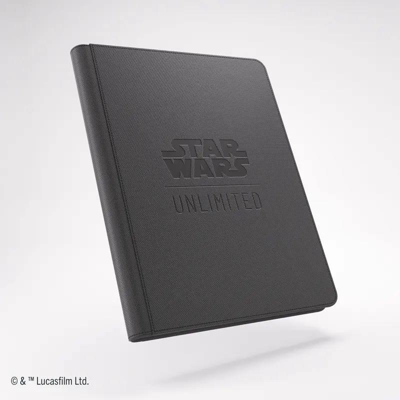 Gamegenic - Star Wars Unlimited 18-Pocket Zip-Up Album 262 mm x 36 mm x 352 mm - Black