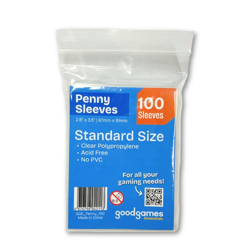 Good Games Essentials Penny Sleeves - Pack of 100