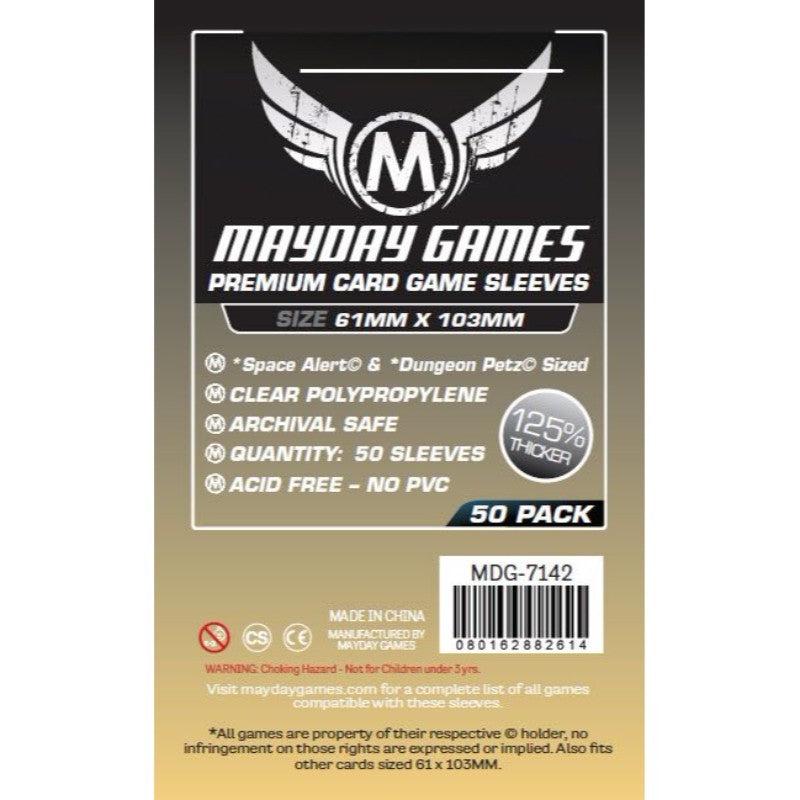 Mayday - Premium Space Card Sleeve 50-Pieces 61 mm x 103 mm Size
