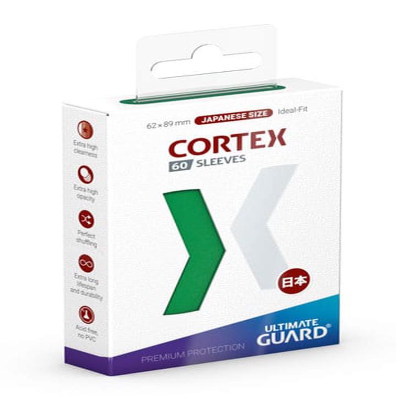 Ultimate Guard Cortex Sleeves Japanese Size (60)  - Green