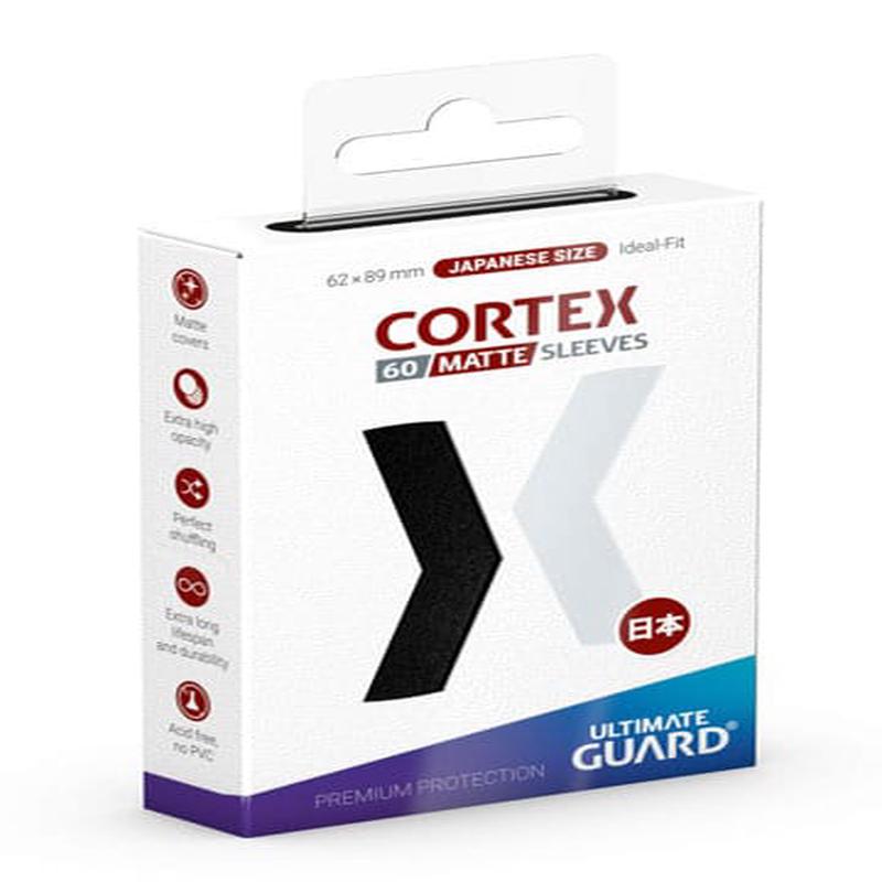 Ultimate Guard Cortex Sleeves Japanese Size (60)  - Matte Black