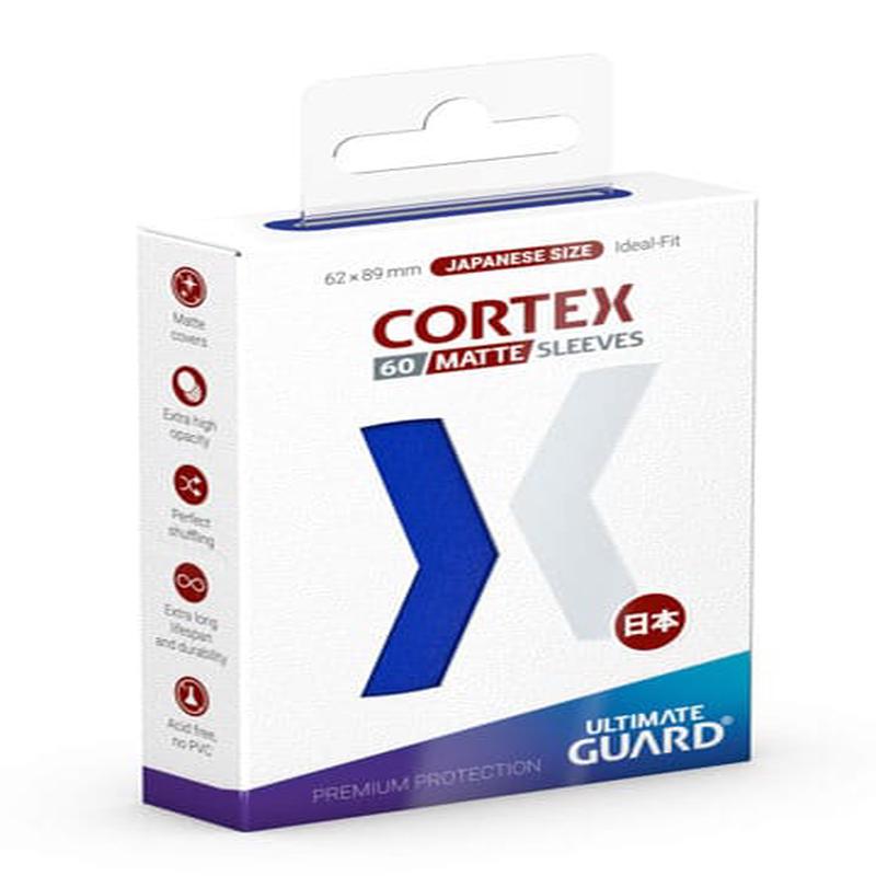 Ultimate Guard Cortex Sleeves Japanese Size (60)  - Matte Blue