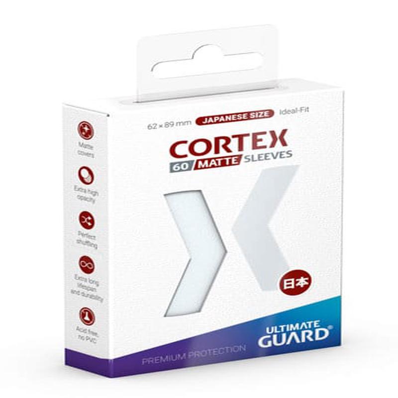 Ultimate Guard Cortex Sleeves Japanese Size (60)  - Matte Transparent