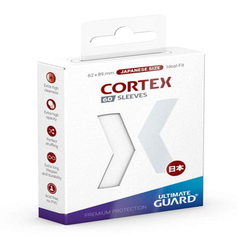 Ultimate Guard Cortex Sleeves Japanese Size (60)  - White