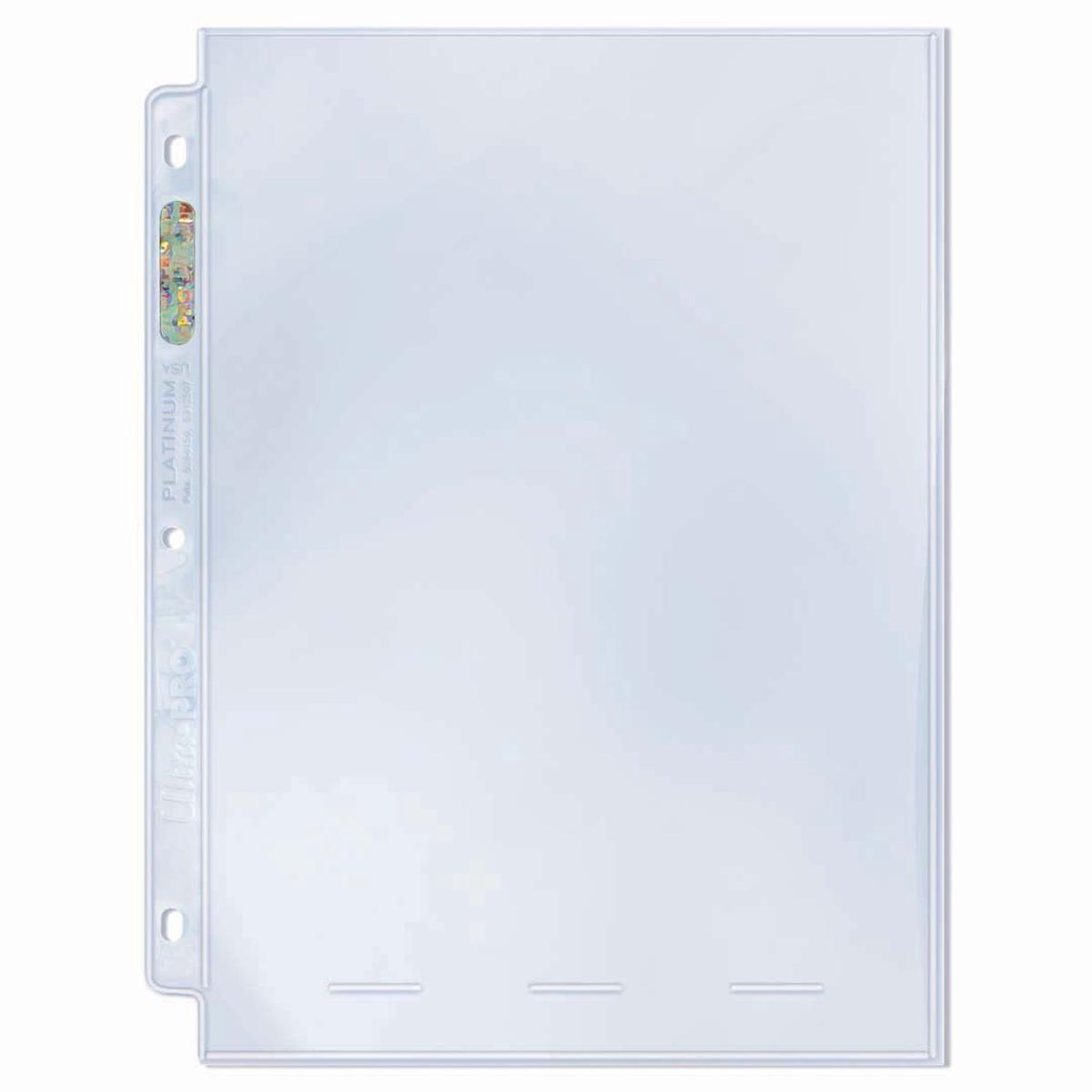 Ultra Pro: 1-Pocket Platinum Page with 8" x 10" Pocket