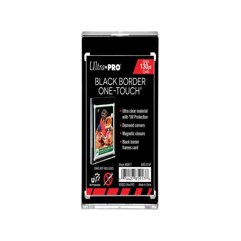 Ultra Pro: 130PT Black Border UV ONE-TOUCH Magnetic Holder