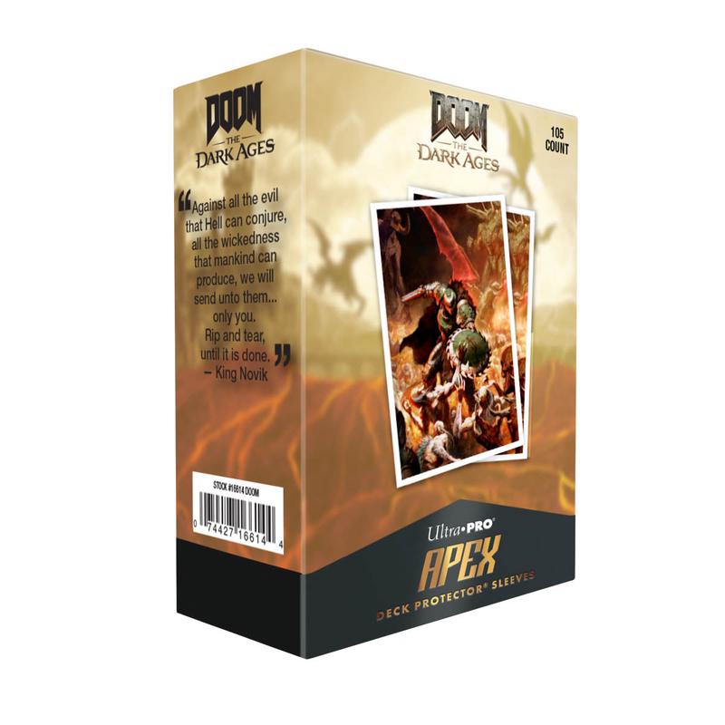 Ultra Pro: DOOM 105ct Apex Deck Protector Sleeves 1 (UP16614)
