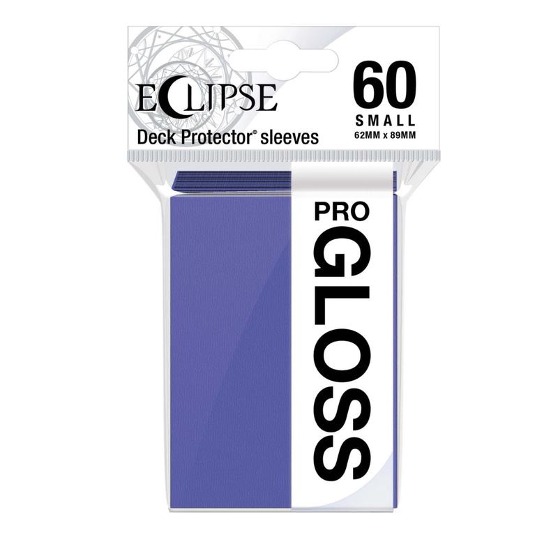 Ultra Pro - UP15634 Eclipse Gloss Small Deck Protector Sleeves 60-Piece Set - Royal Purple
