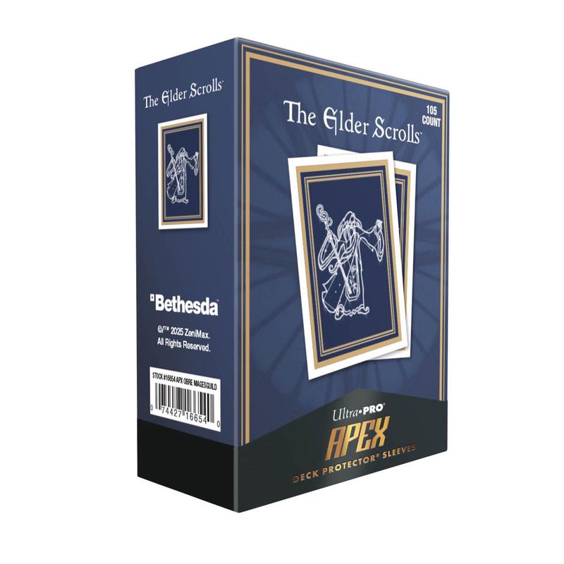 Ultra Pro: UP16654 The Elder Scrolls: Mages Guild 105ct APEX Deck Protector Sleeves