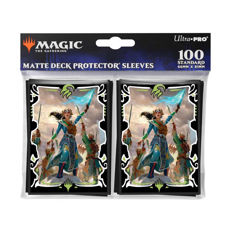 Ultra Pro - UP38801 Return to Tarkir Q2 2025 Temur Commander Deck Protector Sleeves for Magic: The Gathering 100-Piece Set