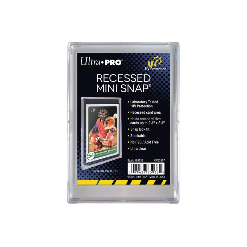 Ultra Pro UP85938 UV Recessed Snap Card Holder