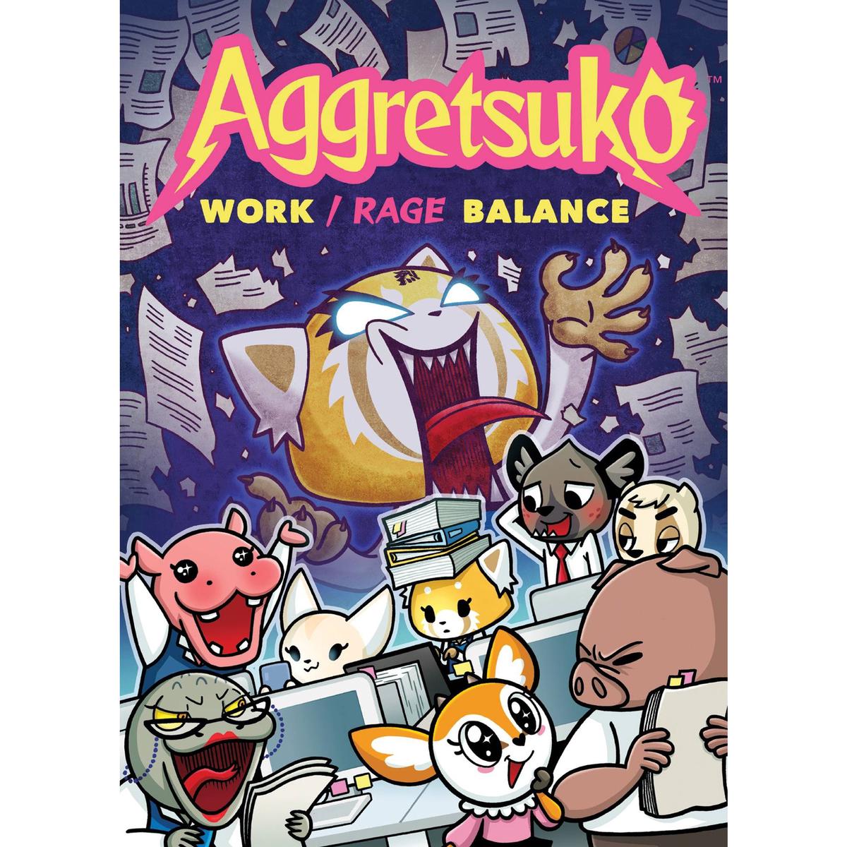 Aggretsuko Work Rage Balance Card Game