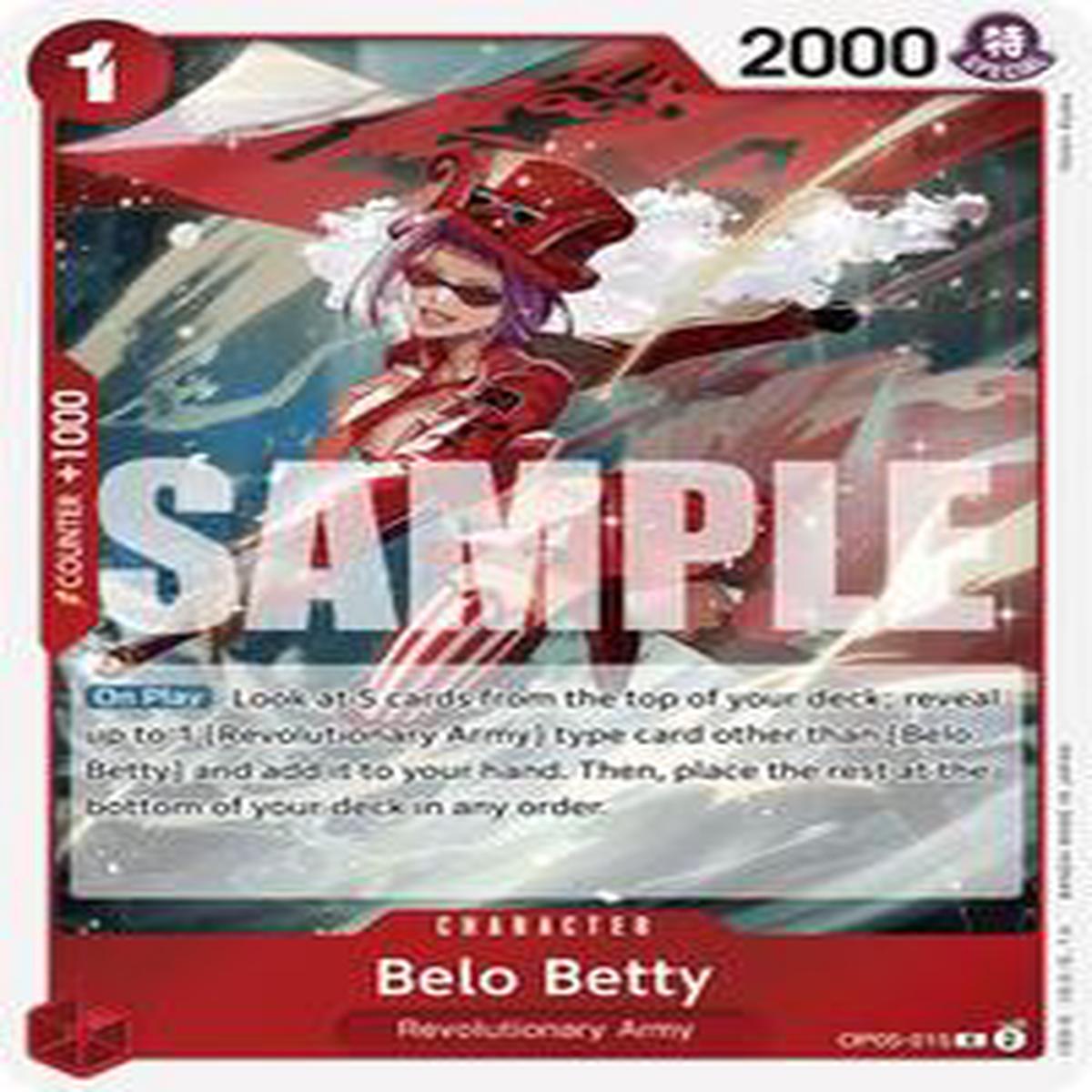 Belo Betty (OP05-015) (Reprint) - OP05-015 - Premium Booster -The Best- (PRB-01)