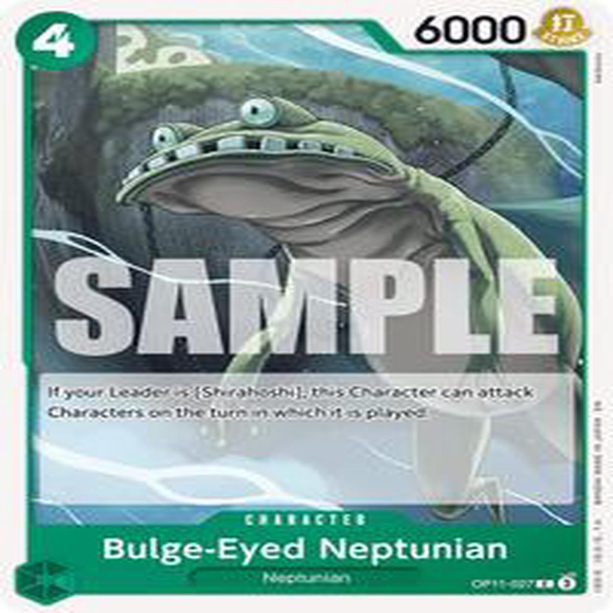 Bulge-Eyed Neptunian - OP11-027 - A Fist of Divine Speed (OP11) - Normal