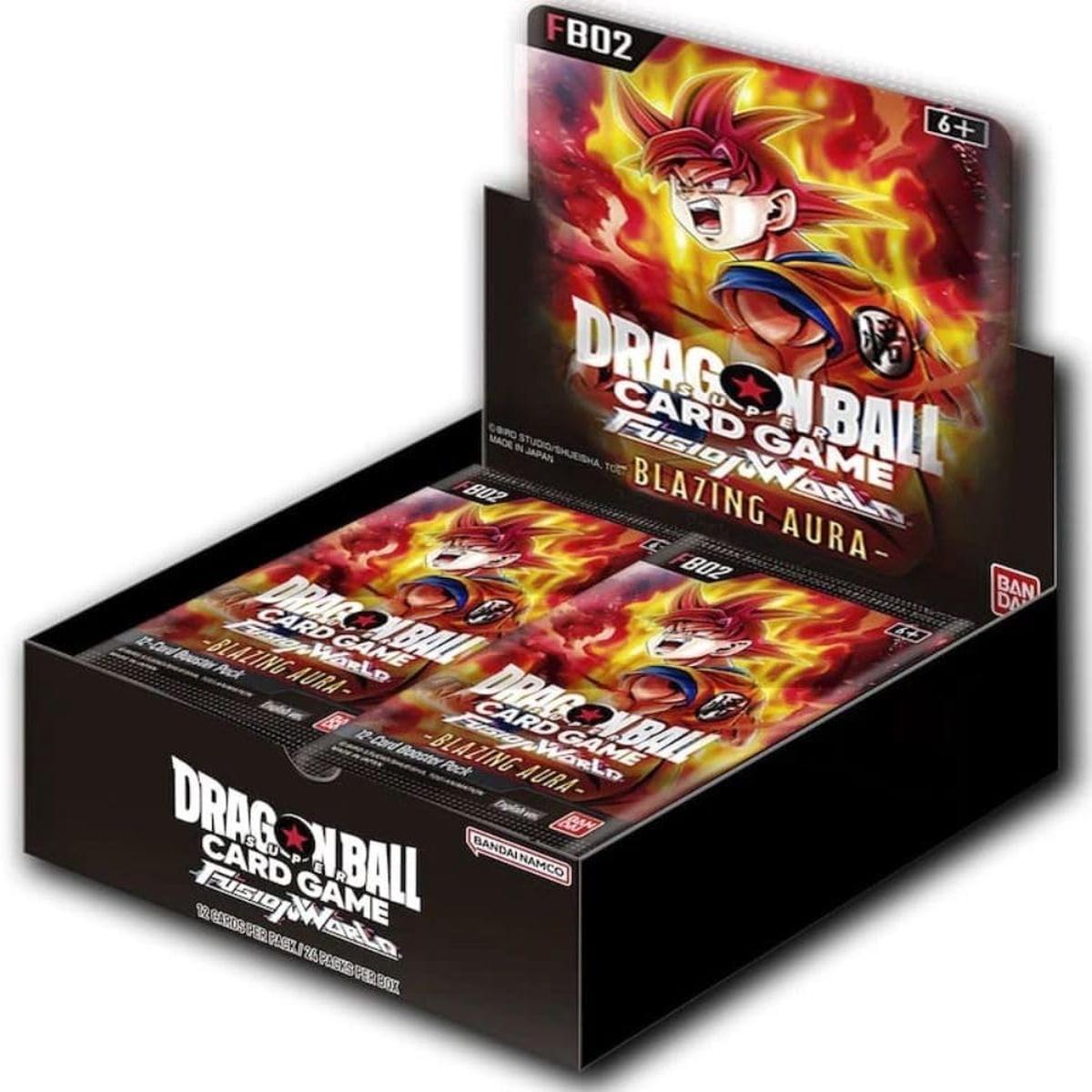 Dragon Ball Super TCG: Fusion World Blazing Aura Booster Box [FB02] - 24 Packs
