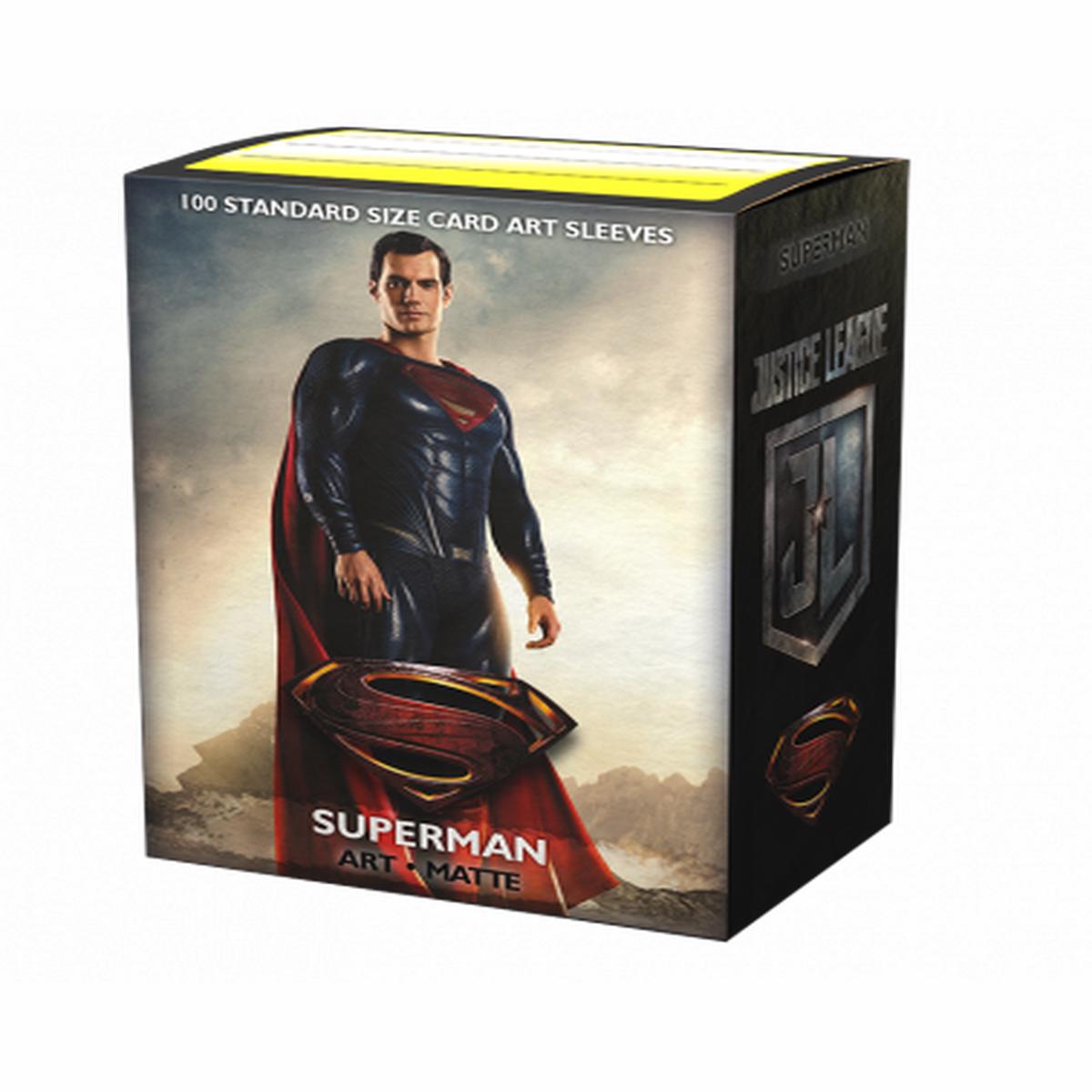 Dragon Shield - Sleeves - Box 100 - MATTE Art - Justice League Superman