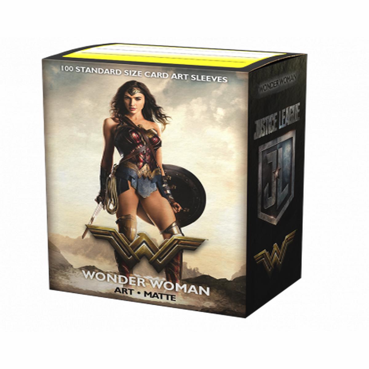 Dragon Shield - Sleeves - Box 100 - MATTE Art - Justice League Wonder Woman