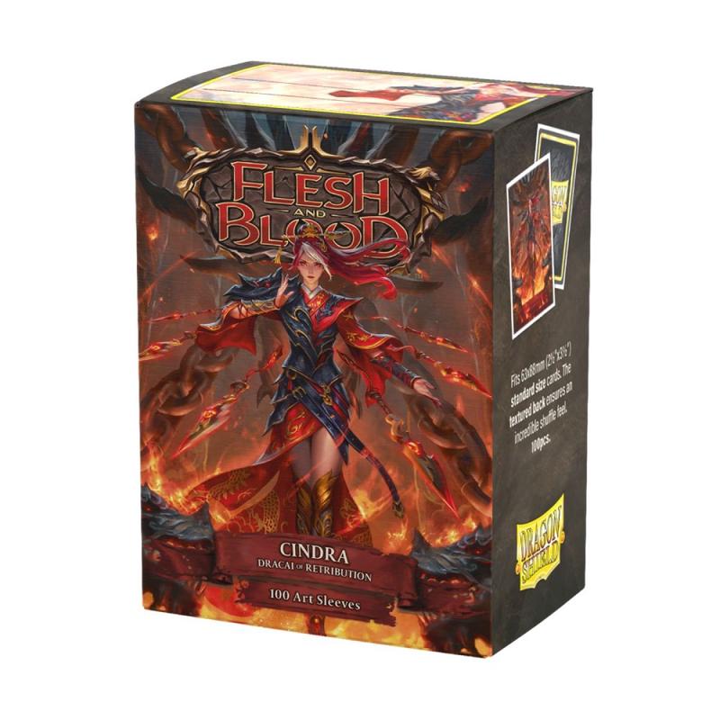 Dragon Shield: Sleeves  Matte Art  Flesh and Blood: Cindra, Dracai of Retribution