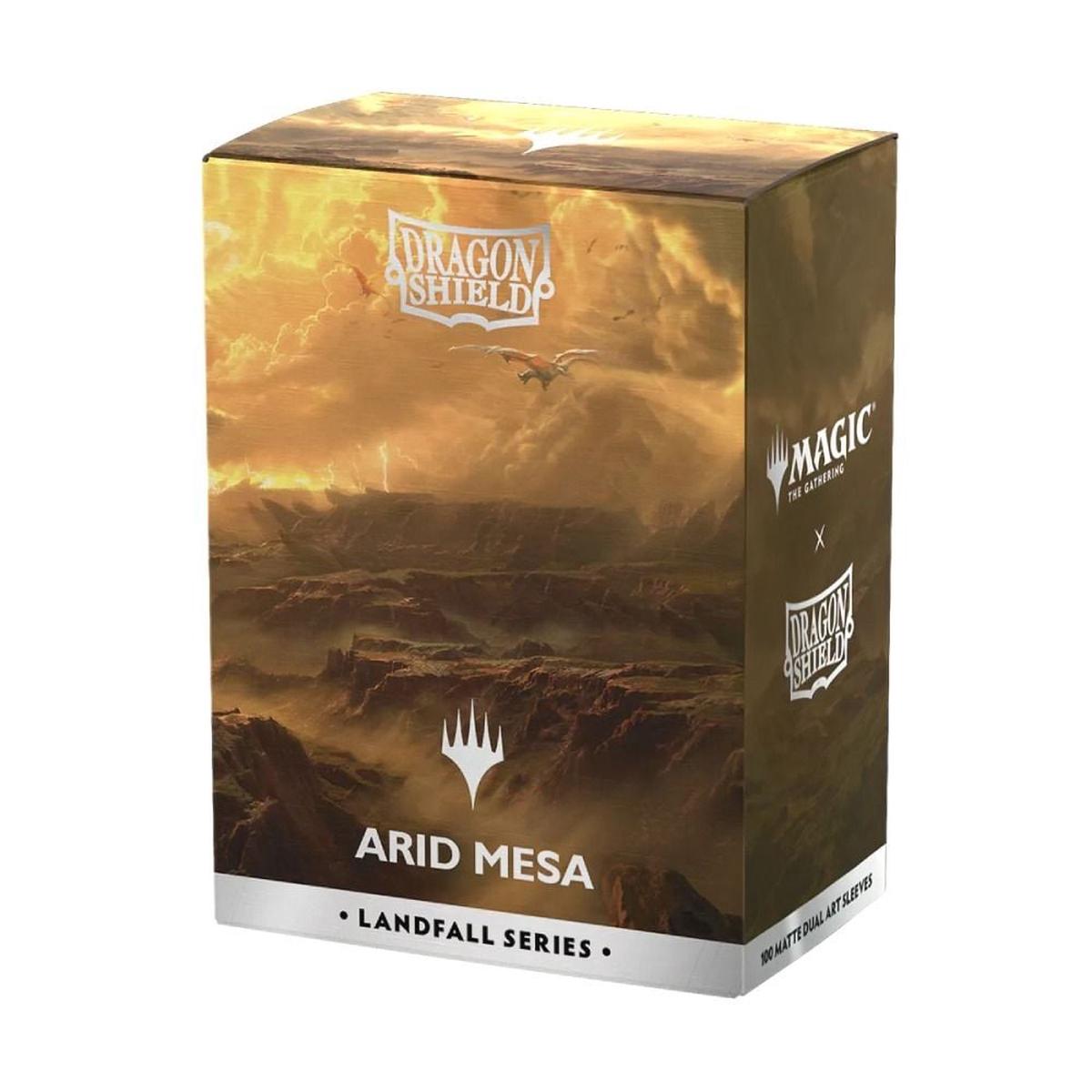 Dragon Shield: Sleeves  Matte Dual Art  MTG Landfall Series: Arid Mesa