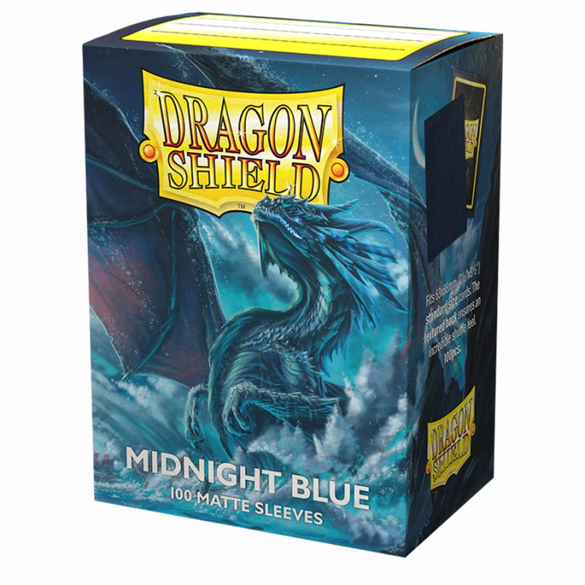 Dragon Shield - Sleeves Midnight Blue Matte Standard Size (100)