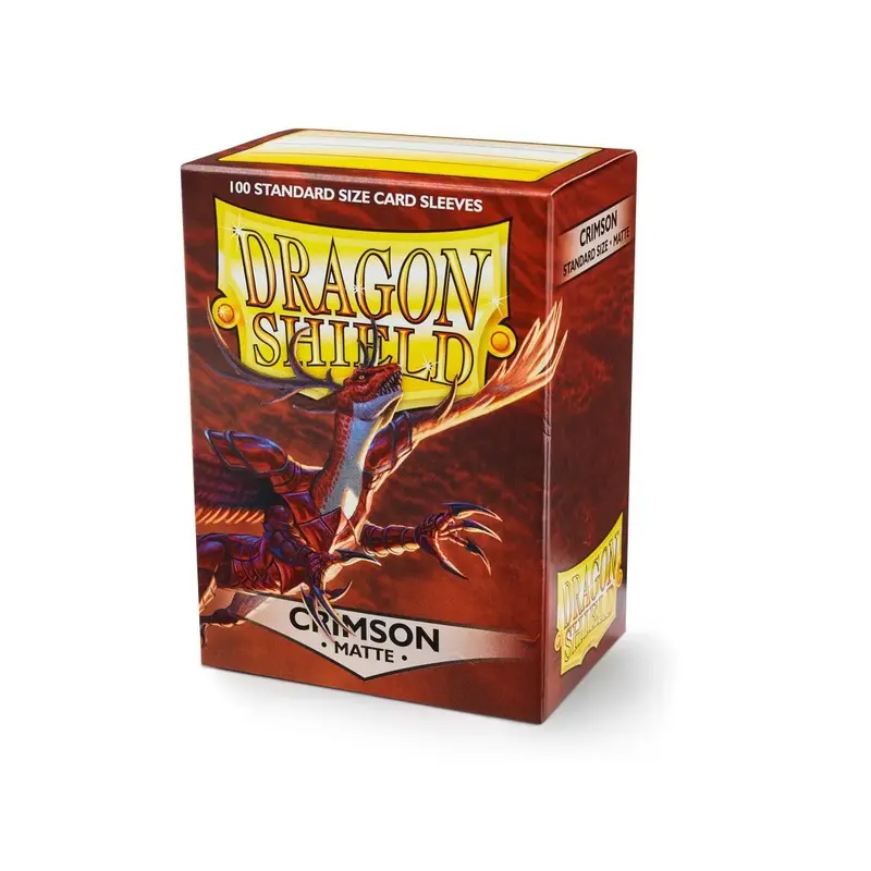 Dragon Shield - Standard Matte Sleeves (100) - Crimson