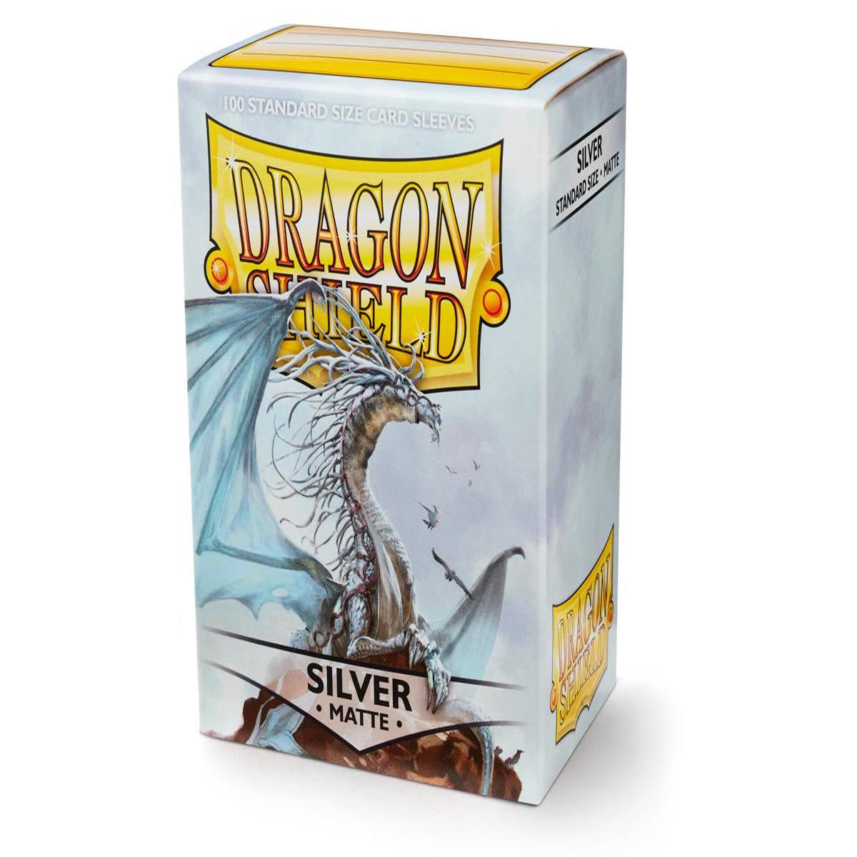 Dragon Shield - Standard Matte Sleeves (100) - Silver