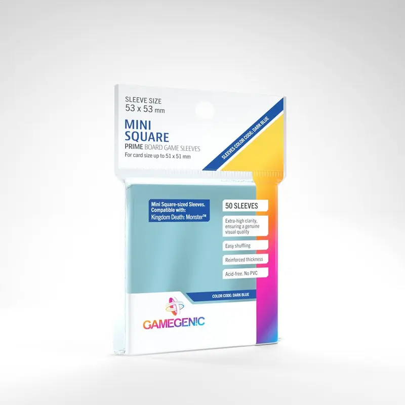Gamegenic Prime Mini Square Sized Sleeves (53mmx53mm)