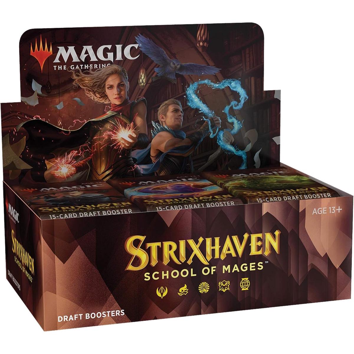 Magic: The Gathering MTG TCG: Strixhaven Draft Booster Box - 36 packs